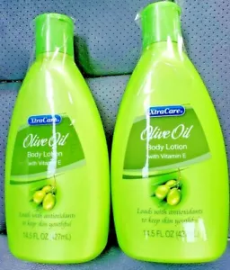 2 PACK XTRACARE OLIVE OIL BODY LOTION WITH VITAMIN E & ANITOXIDANTS 14.5 FL OZ - Picture 1 of 3