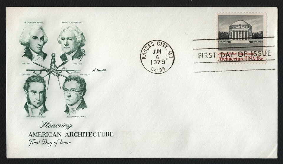 #1779 15c Virginia Rotunda, Artmaster-Add FDC **ANY 5=FREE SHIPPING** - Image 1 of 1
