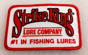 Vintage Strike King Fishing Lure Co. #1 Tournament Cloth Patch New NOS 1970s - Bild 1 von 3