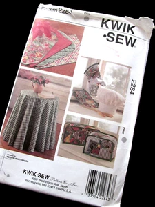Kwik Sew 2284 Kitchen Accessories Chef Hat Placemats Mitt Toaster Cover Hot Pad - Picture 1 of 10