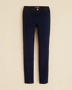 AQUA Girls' Dark Wash Skinny Jeans, Mid Night/Black, 8 - Picture 1 of 2
