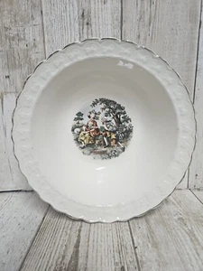 Taylor Smith Taylor Gold Trim Rim Bowl Courting Couple - Picture 1 of 5