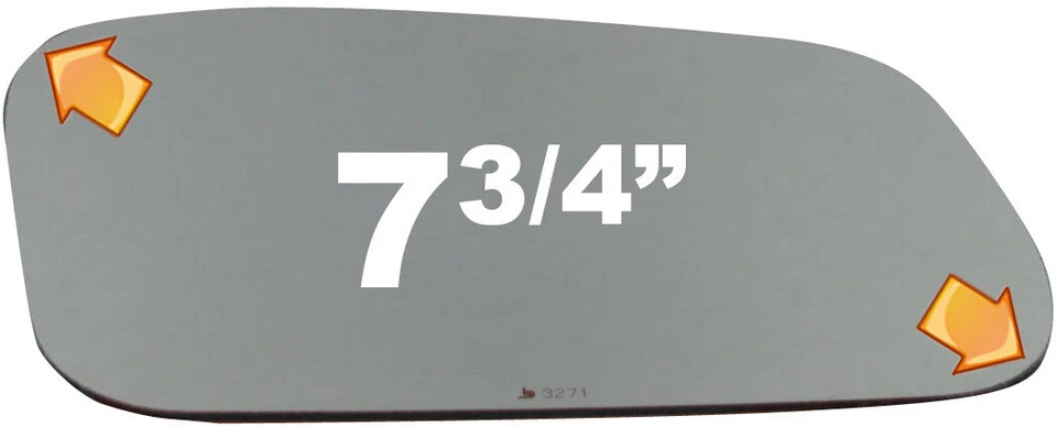 New Convex Right Side Mirror For 99-04 Land Rover Discovery W/O Backing Plate - Image 1 of 4