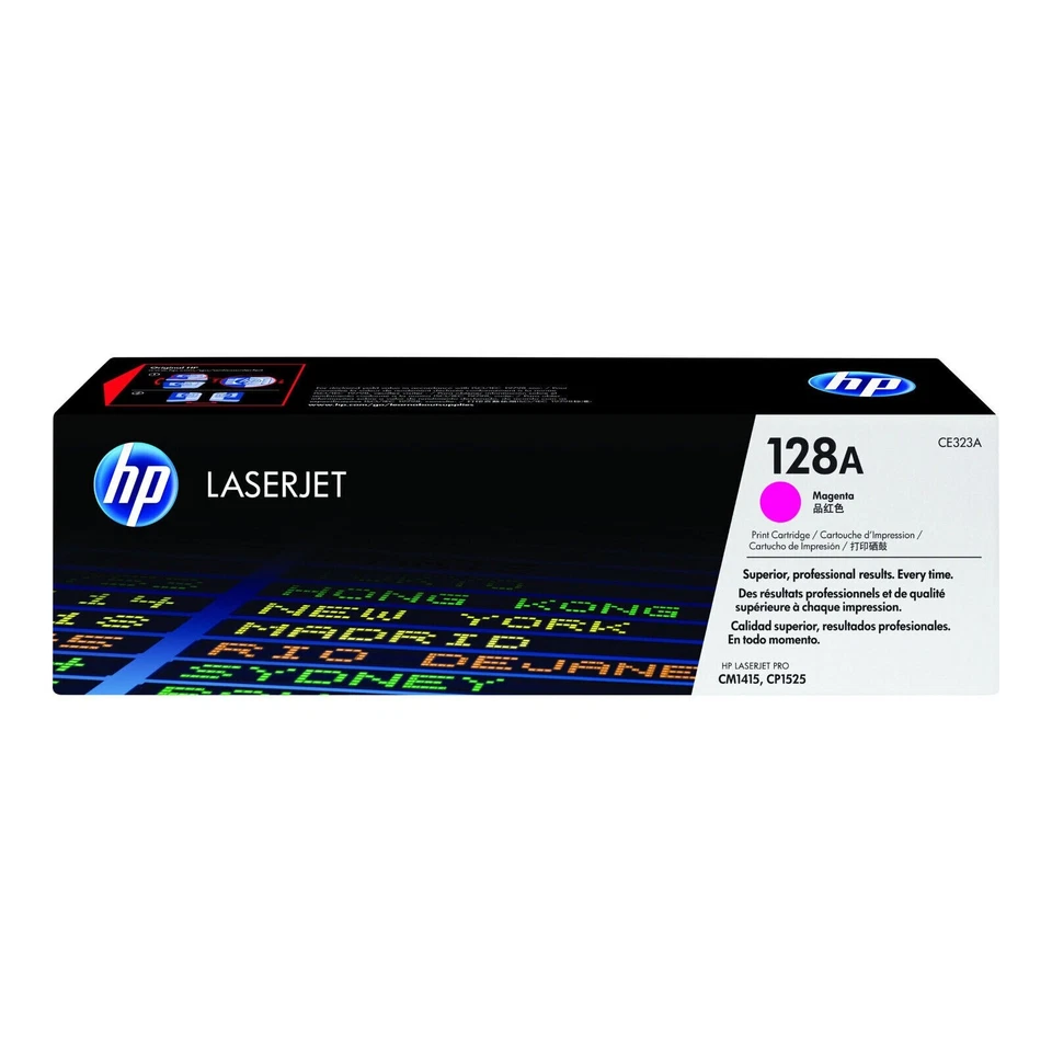 TONER ORIGINALE HP CE323A 128A M Magenta 1300 Pagine LaserJet Pro CM 1400 Series - Immagine 1 di 1