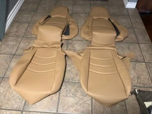 JUEGO ASIENTO TAPIZADO CUERO CACHEMIR PORSCHE 968 911 951 993 84-96 NUEVO - Imagen 1 de 10