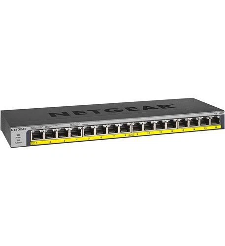 Netgear GS116PP-100NAS 16port Poe Plus Gigabit Unmngd - Image 1 of 1