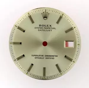 Rolex de colección para hombre 36 mm Datejust NQ 1600 1601 1603 esfera índices plateados S/S #P17 - Imagen 1 de 8
