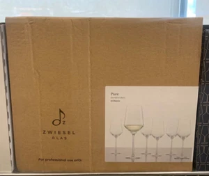 Zwiesel Glas Pure Sauvignon Blanc Wine Glass! White Wine Glasses Crystal Six (6) - Bild 1 von 6