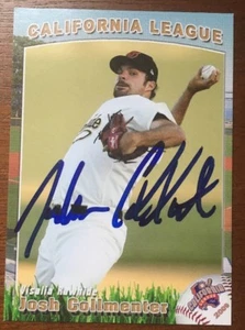 JOSH COLLMENTER 2009 GRANDSTAND AUTOGRAPHED SIGNED AUTO BASEBALL CARD 17 - Picture 1 of 1