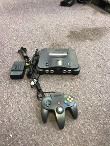 Nintendo 64 Home Console Control Deck NUS-001 - Black FREE SHIPPING! - Picture 1 of 1