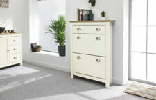 GFW Shoe Storage with 2 Doors and 1 Drawer - Cream (LAN3TSCRM)