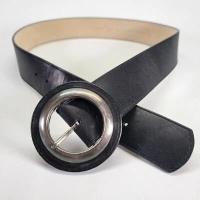 Кожаный ремень Alfani 32 34 M черный 0287AL - Изображение 1 из 4