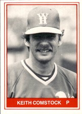1982 West Haven A's TCMA 5 Keith Comstock San Carlos California CA Baseball Card