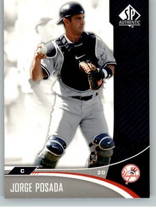 2006 SP Authentic Baseball #62 Jorge Posada - New York Yankees