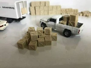 Ho 1/87 Scale Wooden Crate Set 7mm x 7mm (15pcs) - Picture 1 of 11