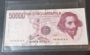Italia: banconota 50000 lire 1984 - Foto 1 di 2
