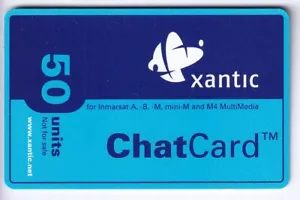 MARINE SATELLITE TELECARTE / PHONECARD .. USA 50U XANTIC INMARSAT A B & M 7N°N - Bild 1 von 2