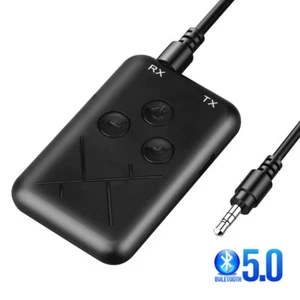 Bluetooth Empfänger Sender 2-in-1 Wireless Audio 3,5mm Klinke Cinch Adapter☑@ - Bild 1 von 11