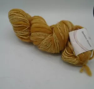 (6) Skeins Bamboo Bloom Yarn Spicy Mustard, 154yards, 3.5 oz 100g 154 yards - Picture 1 of 5
