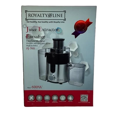 Profi Entsafter Maschine Juice Extractor 600W Royalty Line PJ-7611 - NEU & OVP✅ - Bild 1 von 4