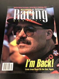 Beckett Racing Monthly  February 1996 #18 Ernie Irvan NASCAR nice O11