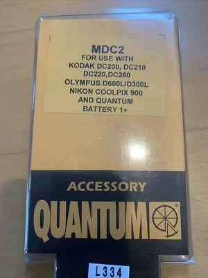 NOS - Quantum MDC2 AC Adapter Battery 1+ Cable For Nikon Coolpix 900 etc Cameras - Image 1 of 2