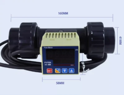 1PC New Fotek ATS-25-PVC-DIN-EPDM Paddle Wheel Flow Meter Brand Free Ship - Image 1 of 3