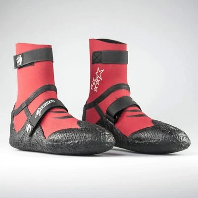 ASCAN Neopren Schuhe Jibe RED Schuh 5mm Gr. 37 / 38 Surf , Segel , SUP , Kite NEU