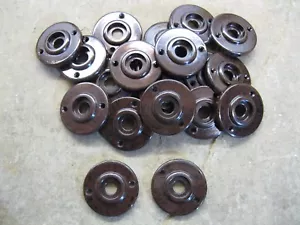 1 x Reproduction Real Walnut Brown Bakelite 1930's - 60's Door Knob Rose RB65 - Picture 1 of 4