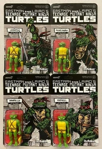 Super7 ReAction TMNT Teenage Mutant Ninja Turtles Mirage Variant Figur Set MOC - Bild 1 von 11