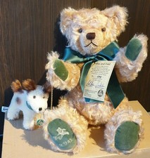 Lovely Limited Edition Hermann Mohair Bear and Miniature Dog Max and Foxl BNIB