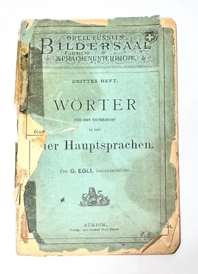 Orell Füssli's Bildersaal für den Sprachenunterricht by Gustav Egli 1893 - Image 1 of 4