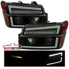 Smoke Projector Headlights+Corner Fits 2004-2012 Colorado Canyon LED Sequential