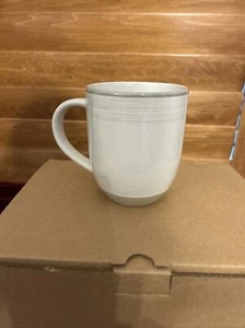 Ellen Degeneres Royal Doulton Brushed Glaze Off White Coffee Mugs Set of 4 - Picture 1 of 5