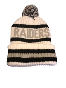 Las Vegas Raiders '47 Driftway Cuffed Knit with Pom. Officially Licensed Gear - Picture 1 of 6