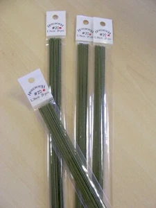 Dark Green Florist Wires - Various guages available - Sugarcraft - Picture 1 of 6