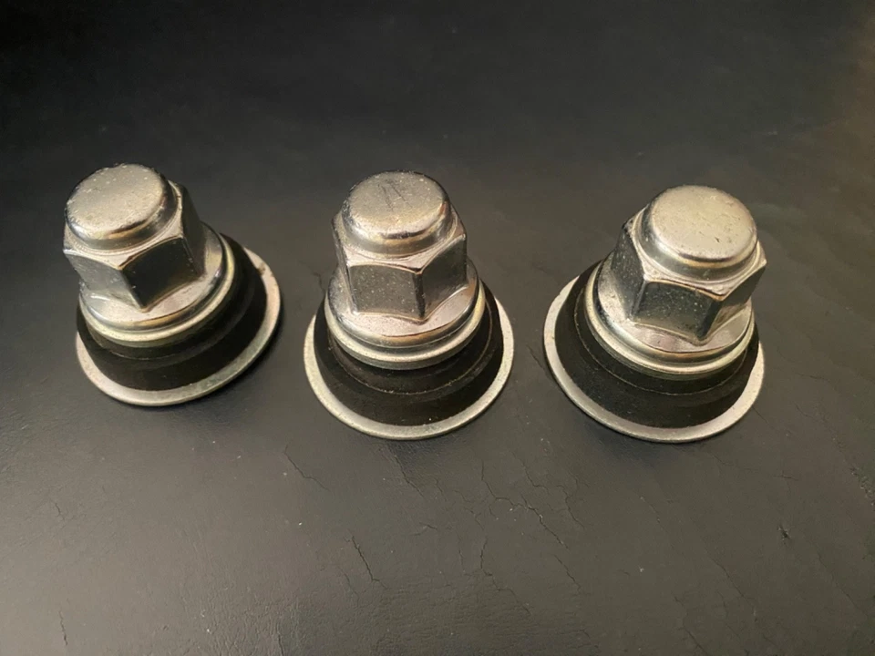 Toyota Avalon Camry Corolla Sienna RAV4 OEM cromo de fábrica 12x1,5 tuercas (3) Foto 1 de 2