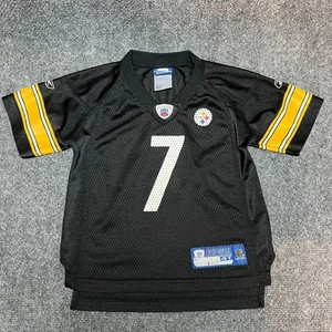 Equipo de colección Reebok NFL Ben Roethlisberger #7 Pittsburgh Steelers niño pequeño 4 - Imagen 1 de 7