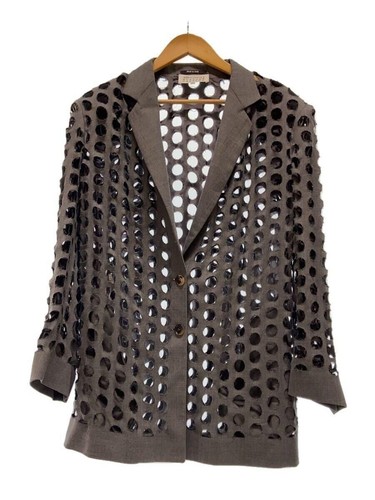 Giacca sartoriale Maison Margiela 40 poliestere grigio S51BN0394 usata