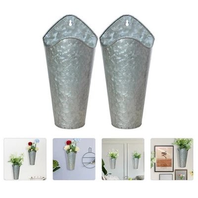  2 Pcs Blumentopf Hängend Wandhalterhalter Pflanzgefäße Zum Aufhängen Der - Bild 1 von 4
