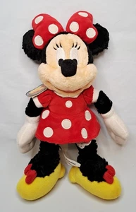 Mercancía auténtica de los parques temáticos de Disney Minnie Mouse 12" bolsa de frijoles de felpa nueva con etiquetas - Imagen 1 de 9