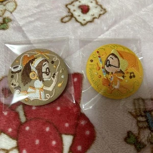 Ojamajo Doremi Embroidered Can Badge Fujiwara Hazuki 2 Types - Picture 1 of 1