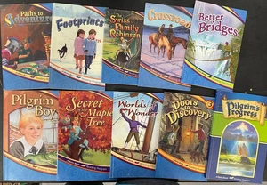 Abeka 3rd Grade Readers (2006 edition) Footprints Doors to Discovery Crossroads - Picture 1 of 1