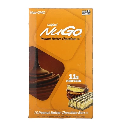 Original Peanut Butter Chocolate Bars, 15 Bars, 1.76 oz (50 g) Each - Image 1 of 3