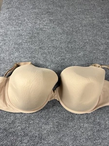 Victoria Secret Bra 44DD T-Shirt Bra Beige Nude Perfect Coverage - Picture 1 of 4