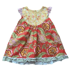 Matilda Jane Serendipity Loretta Flutter Dress Size 4 Multicolor - Picture 1 of 9