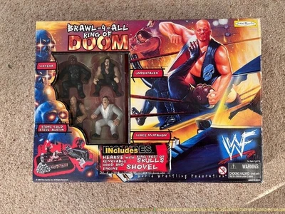 Brawl 4 all Ring Of Doom Wrestling Set WWE WWF Jakks Pacific 1999 - Image 1 of 4