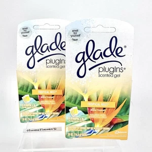 2 ricariche gel plug-in Glade TROPICAL MIST vintage 2009 confezione da 3 ct scatola originale - Foto 1 di 10