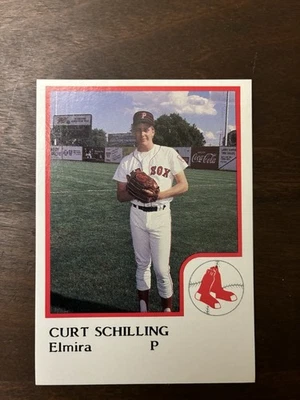 Procards Curt Schilling 1986 Elmira Pioneers equipo de ligas menores - Boston Redsox Foto 1 de 4