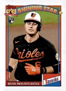 2021 Topps Archives Ryan Mountcastle #91BZ-1 1991 Topps Bazooka Shining Stars RC - Picture 1 of 2